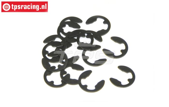 TPS6732/05 Sicherungsscheibe Schwarz Ø5 mm, 15 St.