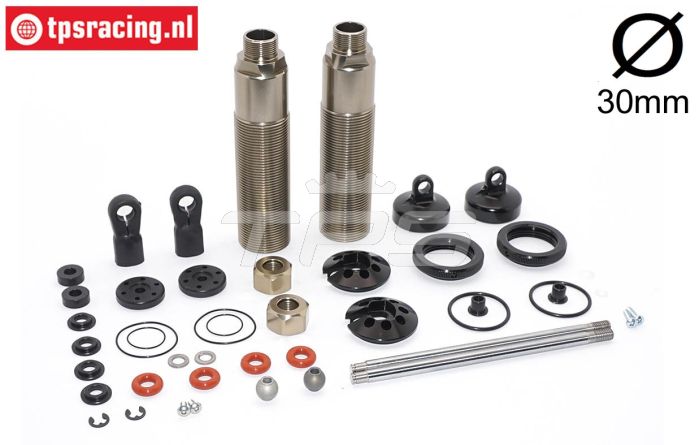 FG67331 Alu Big-Bore Stoßdämpfer Ø30-L265 mm, Set