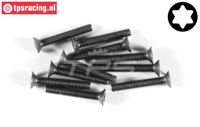 FG6918/20 Torx Senkkopf schraube M3-L20 mm, 10 St.