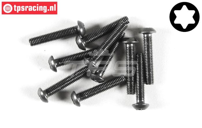 FG6924/14 Torx Linsenkopf schraube M3-L14 mm, 10 St.