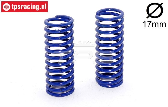 FG7184 Stoßdämpferfeder Blau Ø17-Ø2,5-L58 mm, 2 St.