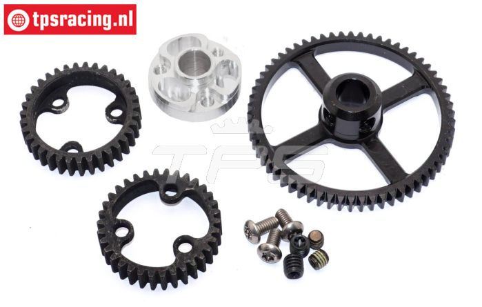 FG7750 Stahl zahnrad 34/35-62T, Set