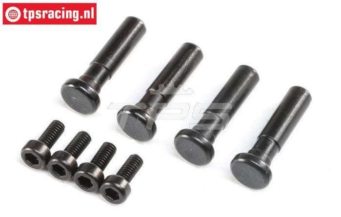 LOS244005 Achschenkelbolzen set vorne LMT Truck, 4 st.