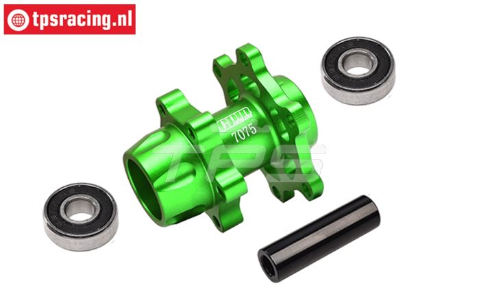 MX006-G PROMOTO Alu-Radachse vorne Grün, Set