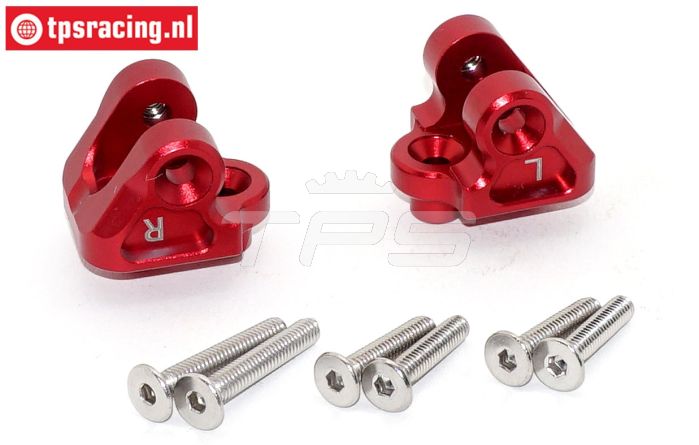 SB008R Alu-Querlenkerträger oben Rot SBR-SRR, Set