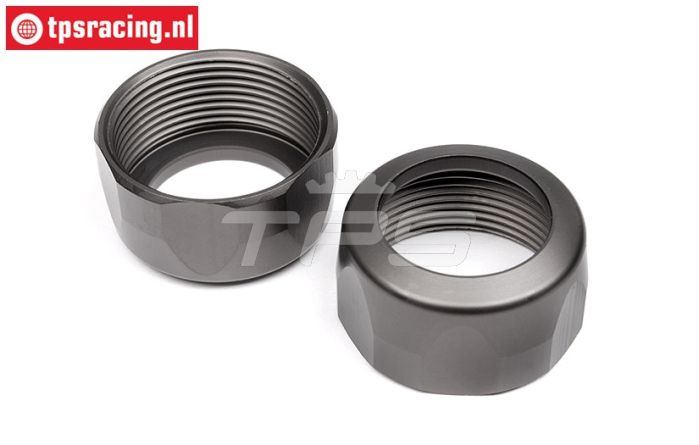 HPI102154 Stoßdämpferkappe Gun Matal Ø20-12 mm, 2 st