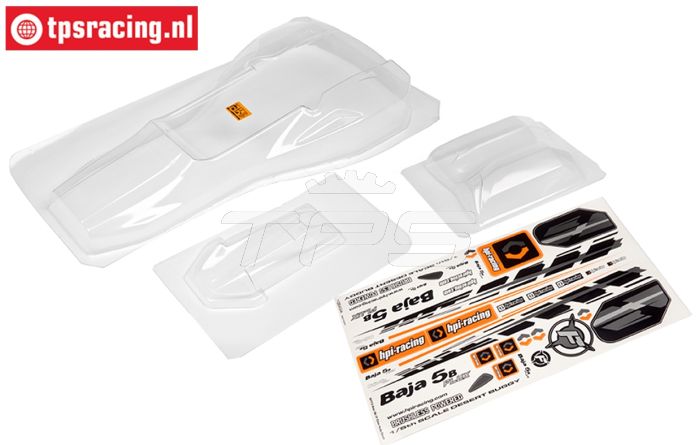 HPI108716 Karosserie 5B Baja Flux Glasklar, Set