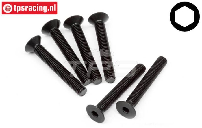 HPI109068 Senkkopf schraube M5-L35 mm, 6 st.