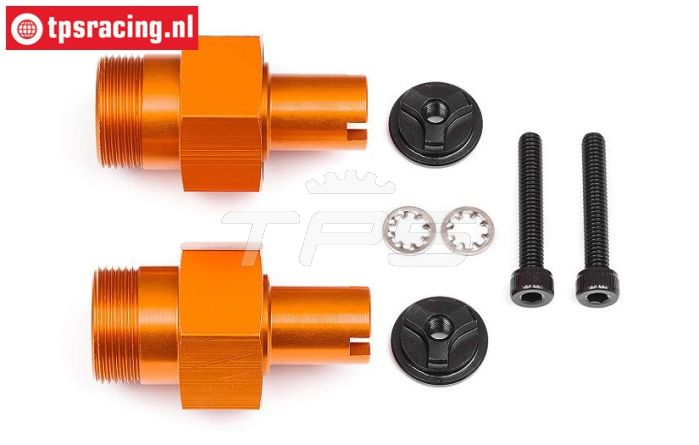 HPI112845 Radmitnehmer vorne HD orange, 2 st