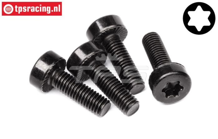 HPI15458 Torx Zylinderkopf schraube M5-L16 mm, 4 St.