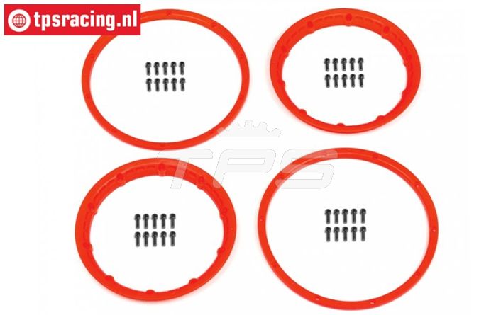 HPI3275 HD Felgenringe Rot Ø120 mm, 4 st.