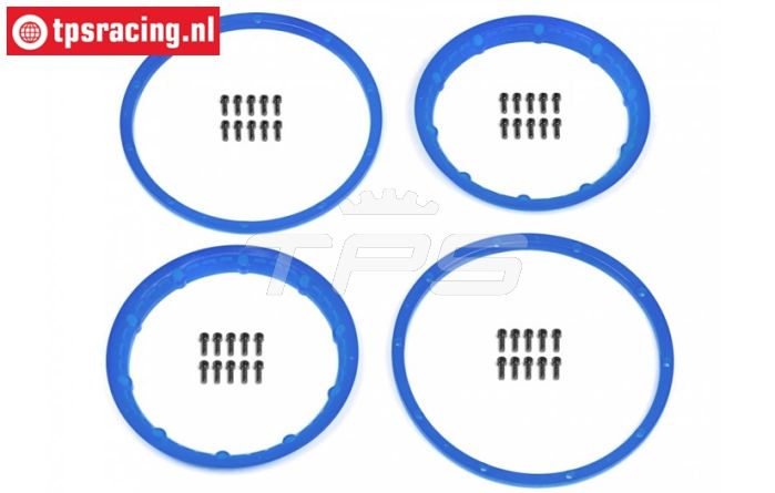 HPI3276 HD Felgenringe Blau Ø120 mm, 4 st.