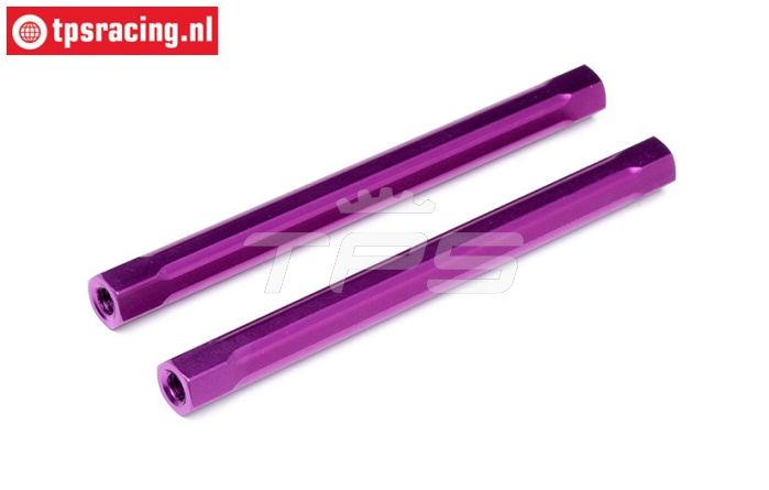 HPI86628 Flügelhalter hinten Violett, 2 st.