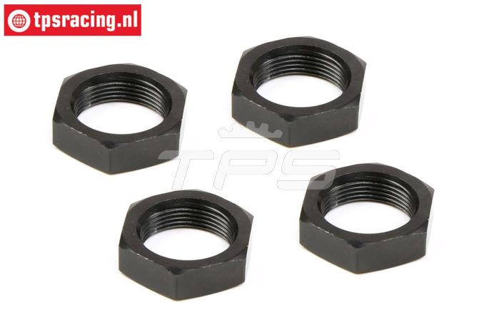 TPS102216 Radmutter Schwarz Ø24 mm, 4 st.