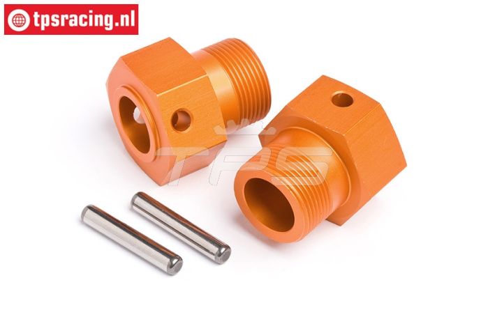 HPI87495 Radmitnehmer hinten Orange, 2 st.