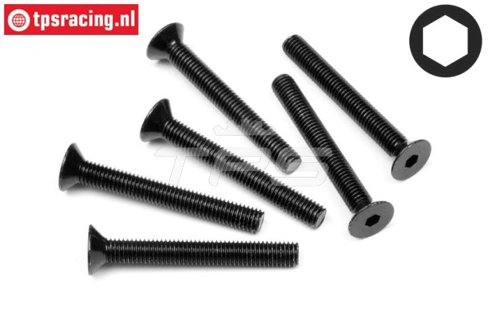 HPI94737 Senkkopf schraube M5-L40 mm, 6 st.