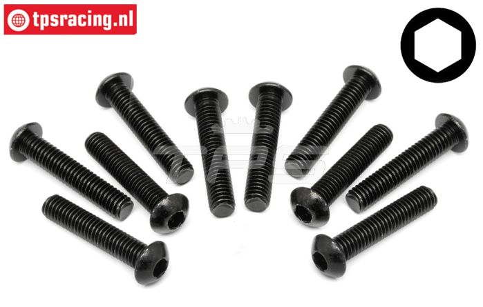 TPS94910 Linsenkopf schraube M6-L30 mm, 10 St.