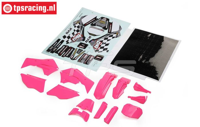 LOS-2302 PROMOTO Kunstst.-Aufkl. Rosa, Set.