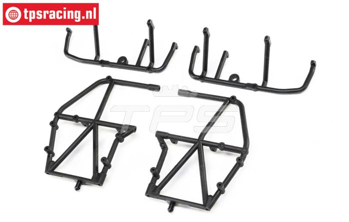 LOS241040 Seitenkäfigteile Schwarz LMT Truck, Set
