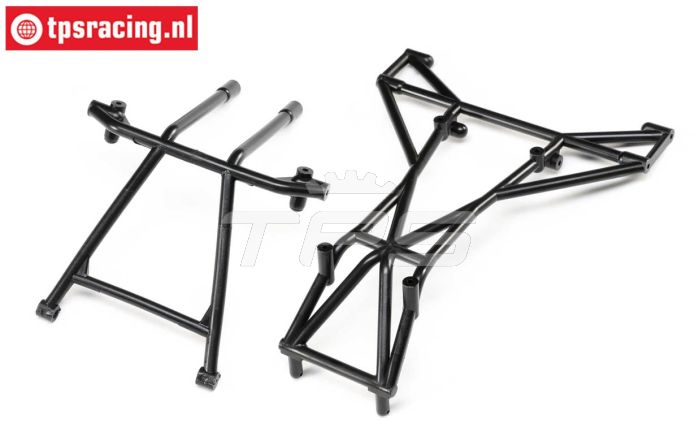 LOS241042 Käfigteile oben Schwarz LMT Truck, Set