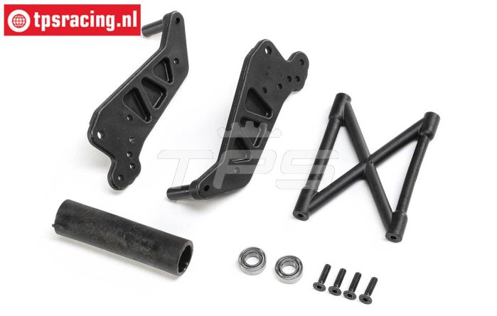 LOS241052 Wheelie Bar Schwarz LMT Truck, Set