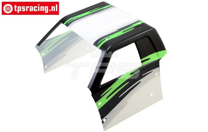 LOS250025 Karosserie Mitte Schwarz SBR, 1 st.