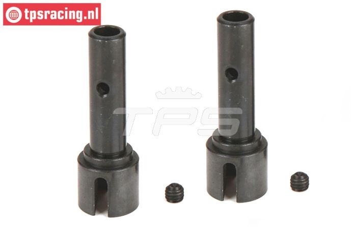 LOS252011 Radachse Hinten DBXL-MTXL, 2 st.