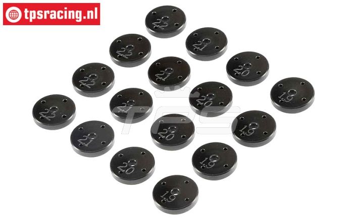 LOS253021 LOSI Stoßdämpfer Kolben TBD DBXL-E, Set