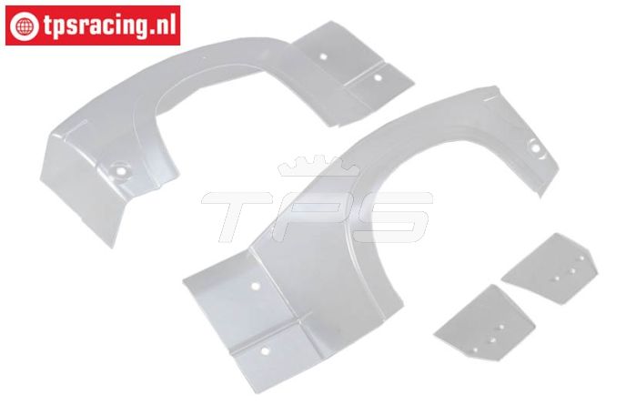 LOS350004 Kar-Kotflügel L-R Glasklahr SBR, 1 st.