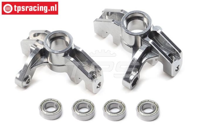 LOS354013 Alu-Achsschenkel Innen Super Rock Rey, set
