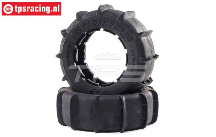 LOS45034 Scoops Paddle Reifen Ø120-B70 mm, 2 st.
