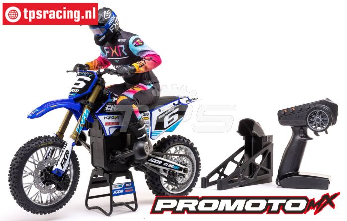 LOS06000T2 Promoto-MX RC Motorrad Blau Club MX ARTR