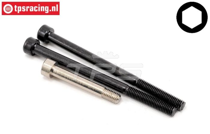 LOSB6481 Zylinderkopf schraube M5, 3 st