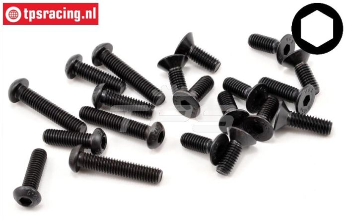 LOSB6490 Innensechskant-Sorti M6, 20 st.