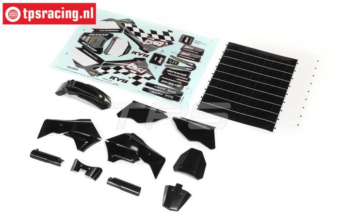 LOS2600056 PROMOTO Kunststoff Teilen/Aufkl. Schwarz, Set.