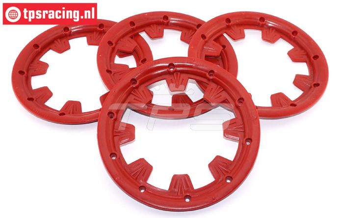 MM1800/R MADMAX Beadlock Rot Ø120 mm, 4 St.