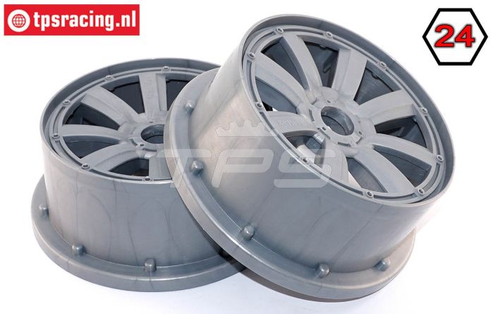 MM1300/60 MadMax Felgen Silber Ø120-B60 mm, 2 st.