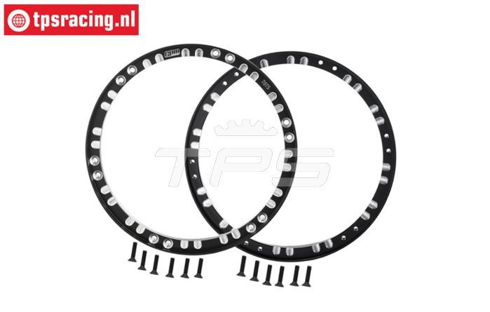 MX0505R-BK PROMOTO Alu-Felge Ring Hint. Schwarz, 2 st.