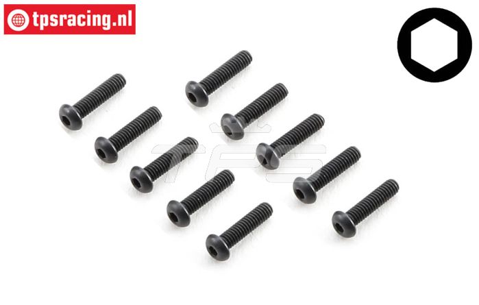 TLR255002 Rundkopfschraube M2,5-L10 mm, 10 St.