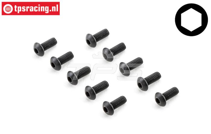 TLR255006 Rundkopfschraube M4-L10 mm, 10 St.