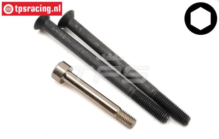 TLR255034 TLR Vorspurplatte schrauben, Set