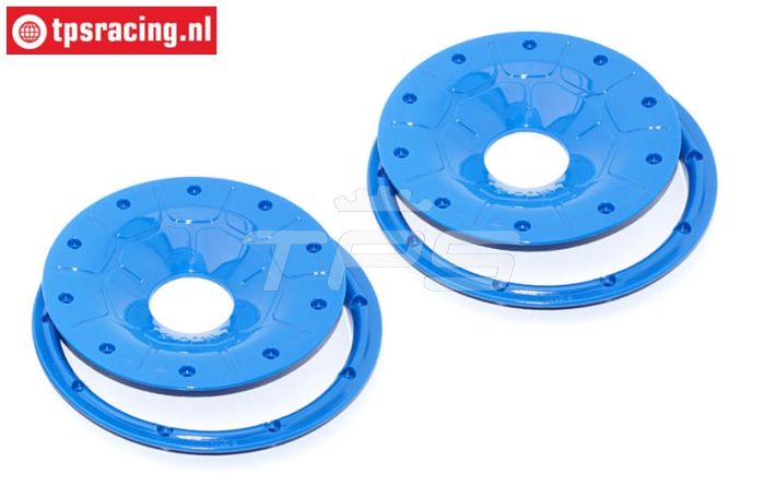 TPS59089/02B Felgenring-scheibe Blau Ø120 mm, 4 St.