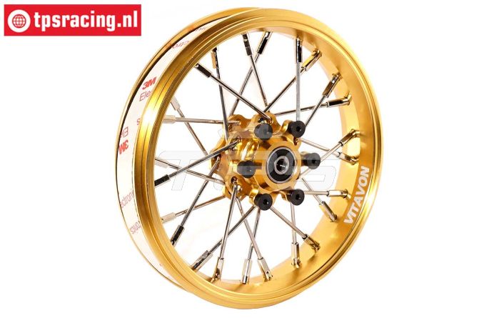 VITASFR-GD Promoto Speichen felge vorne Gold, 1 St.