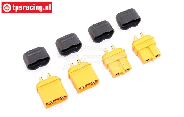 TPS087/60 AMASS XT60 Gold stecker Ø4,0 mm, 4 st.