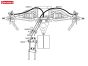 FG6250/06 Tuning Bowdenzug-Bremsen vorne 2WD, Set