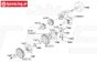 FG7453 2-Gang Getriebe FG 1/6 4WD, Set
