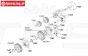 FG7450 2-Gang Getriebe FG 1/5 2WD, Set
