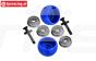 MX040-B PROMOTO Seitenstützrollen Blau, Set