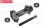 MX007-BK PROMOTO Alu-Radachse hinten Schwarz, Set
