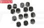 TPSZ664 Stahl Stopmutter M4, 15 St.